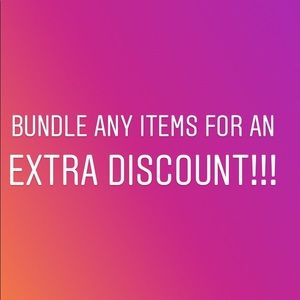 Bundle Any Items for an Extra Discount!